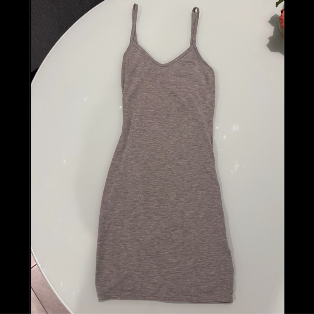 grey tshirt bodycon dress